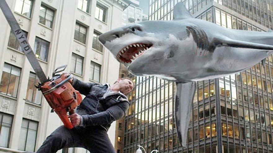 &#039;Sharknado&#039;, una de las más representativas del &#039;cine basura&#039;.