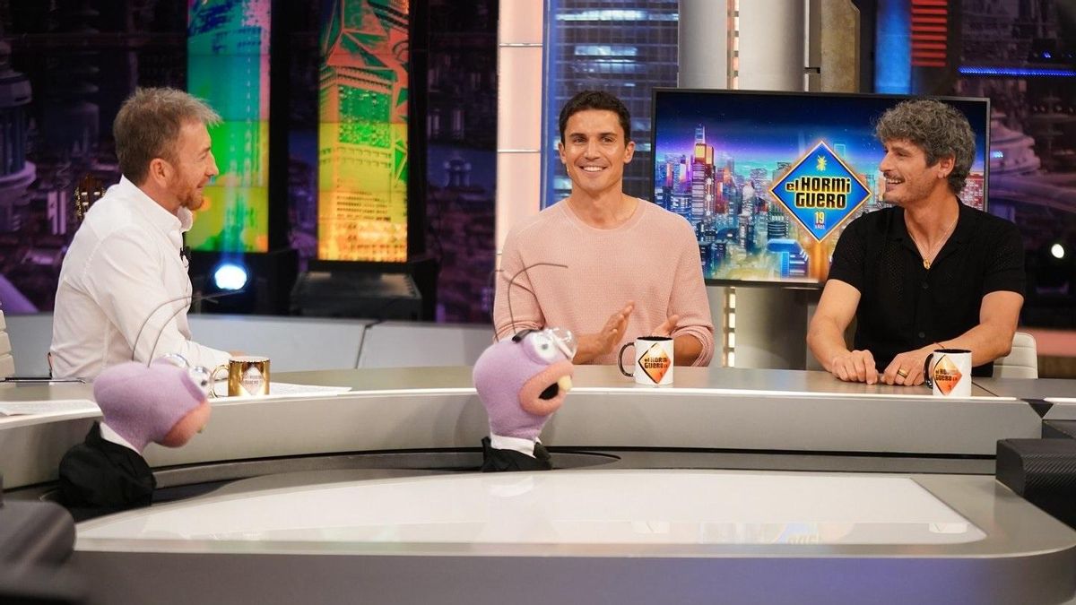 Álex González y Antonio Pagudo en El Hormiguero