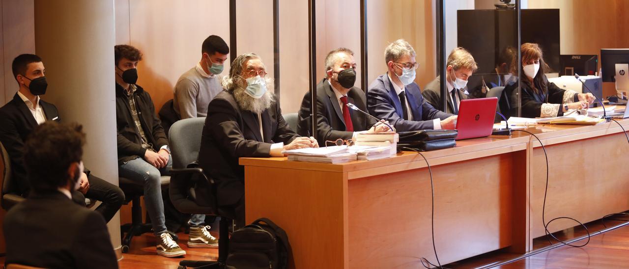 Un momento del juicio por el la muerte de David Carragal en la Audiencia Provincial de Oviedo