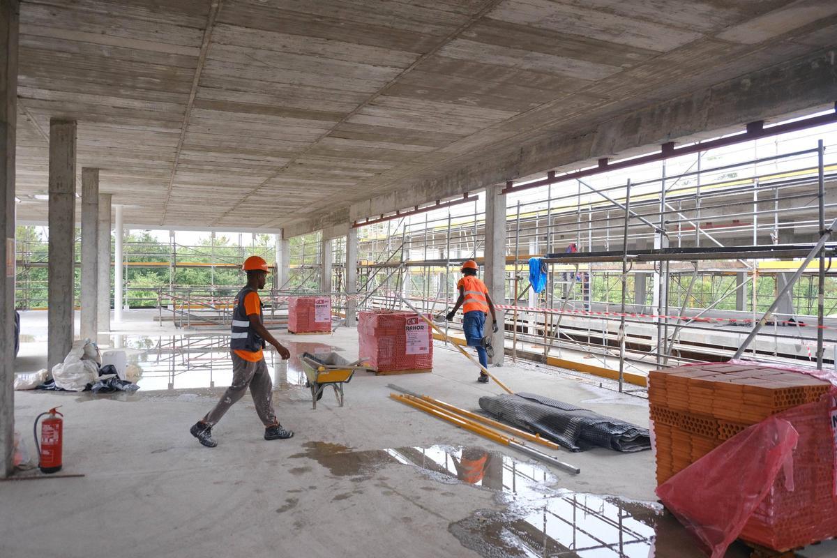 Las obras del nuevo CEIP de O Milladoiro