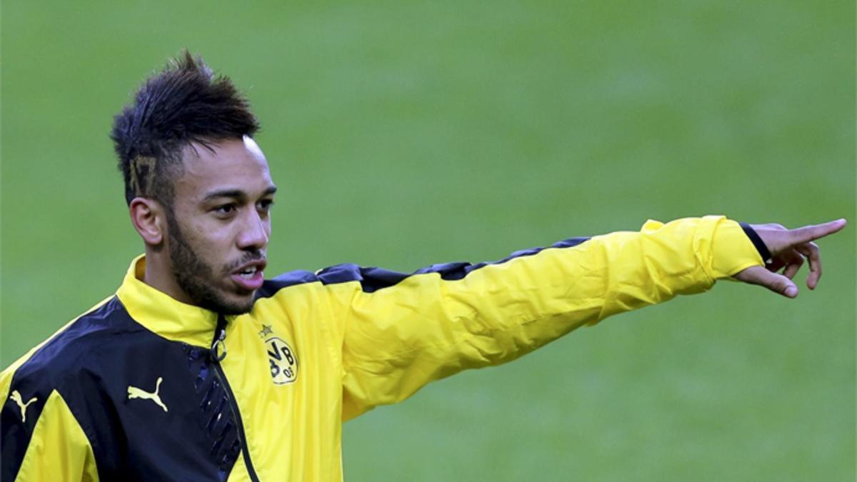 Aubameyang juega en el Borussia Dortmund