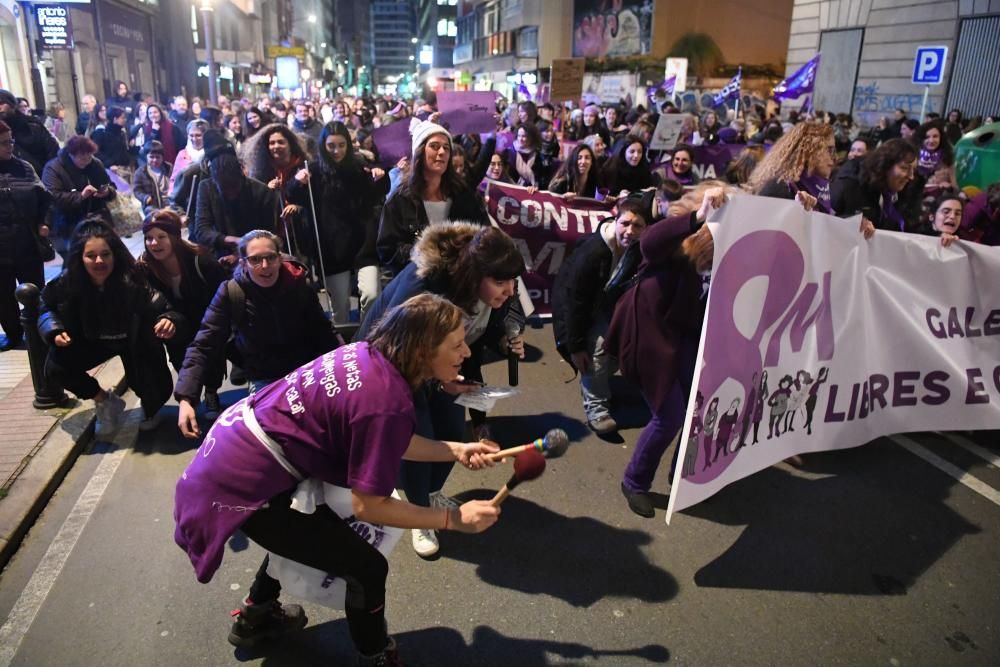 Unas 40.000 personas secundan la marcha feminista