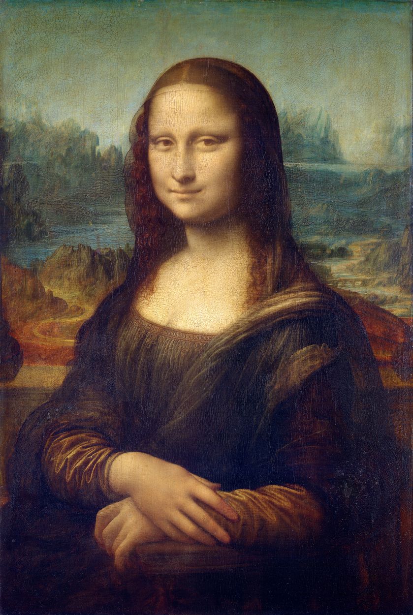 Retrato de la Mona Lisa pintado por Leonardo da Vinci