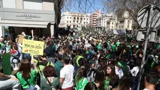Huelga indefinida de mayo en Alicante: los profesores plantean desde parar las clases unas horas, retrasar las notas a acabar el curso en mayo