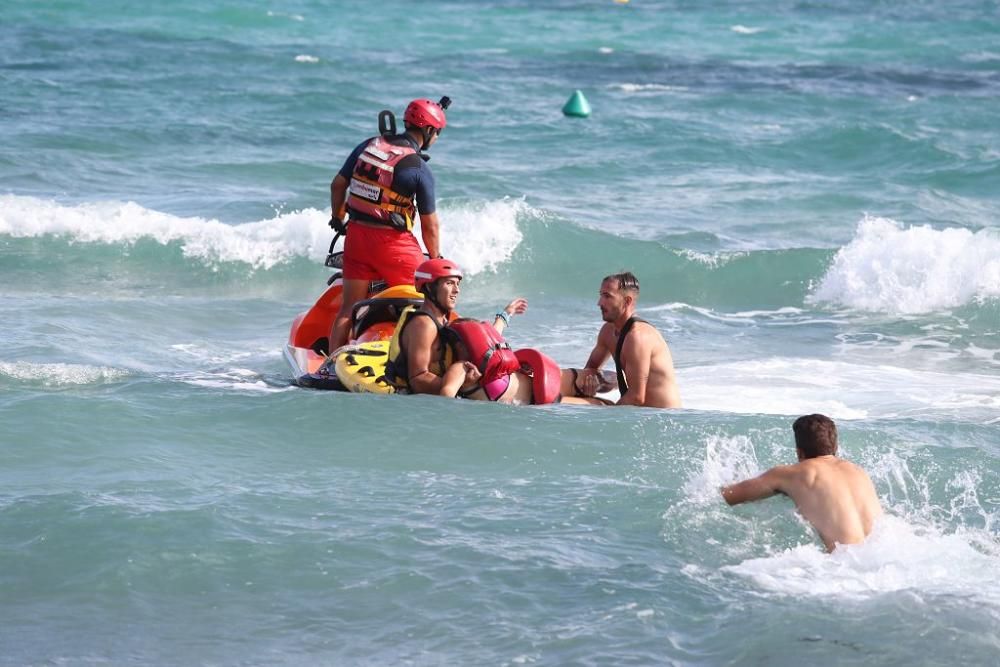 Simulacro de rescate en Cabo de Palos