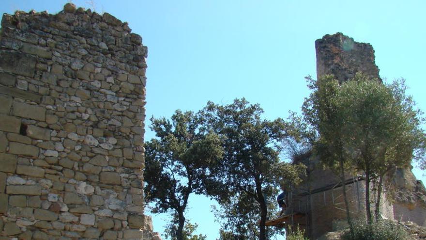 Calders consolida les restes del castell del municipi