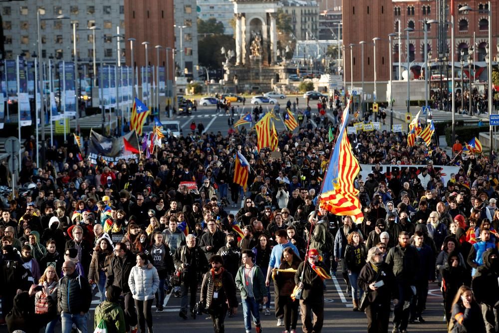 Protesta per la presència del Rei a BCN