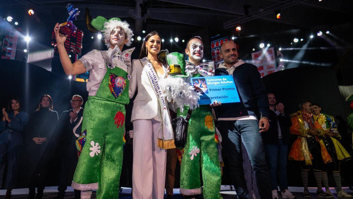 Final del concurso de murgas del Carnaval de Santa Cruz de Tenerife.