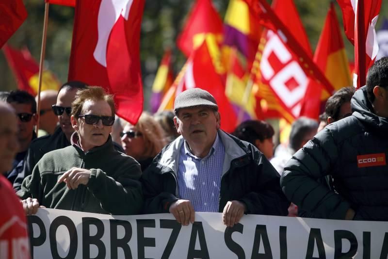 Escenas del Día del Trabajador en Zaragoza