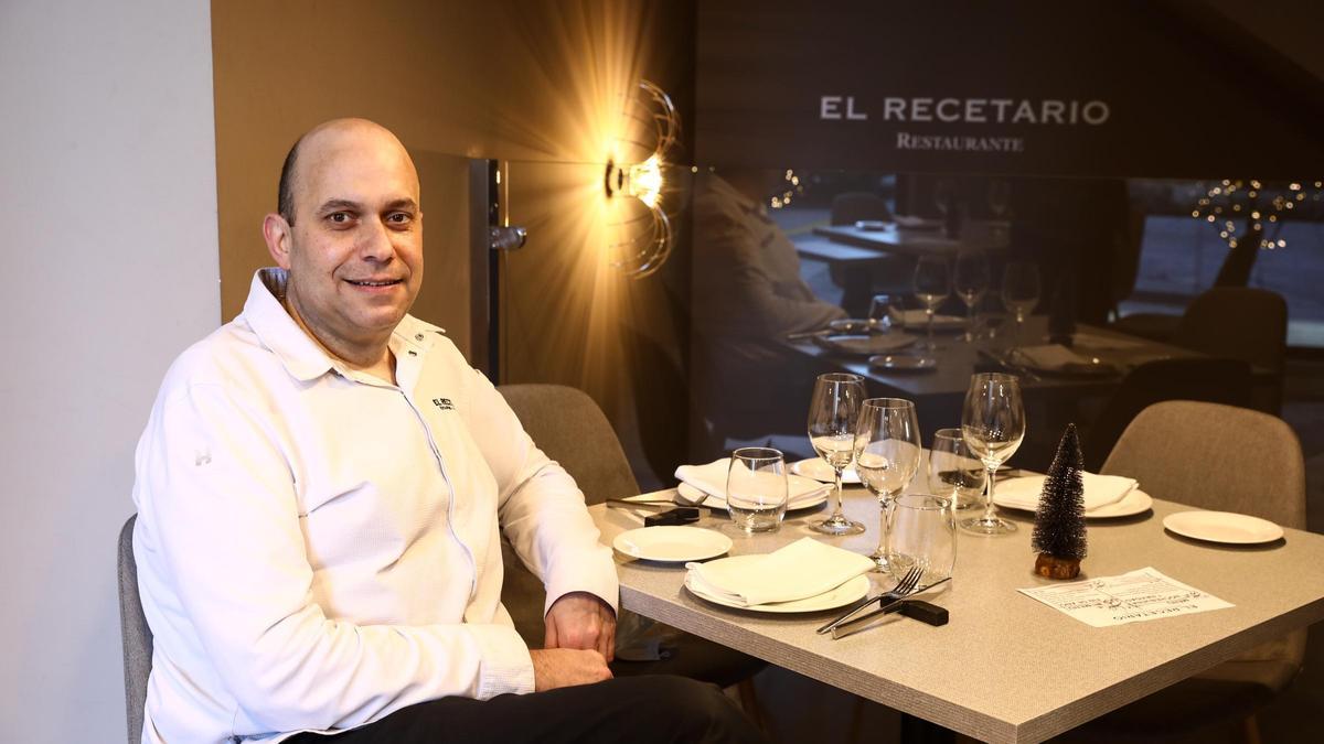 Álex Sanpedro en su restaurante