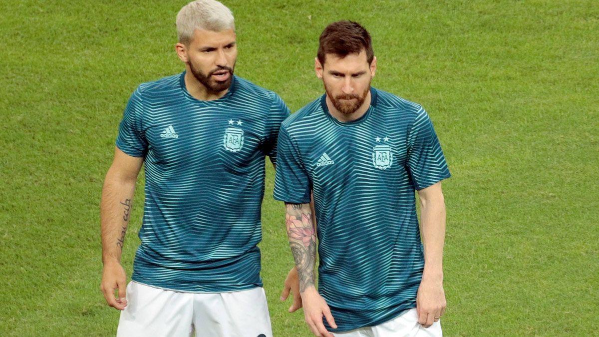 Messi y Kun Agüero, juntos con Argentina: preocupación por la arritmia del jugador del FC Barcelona