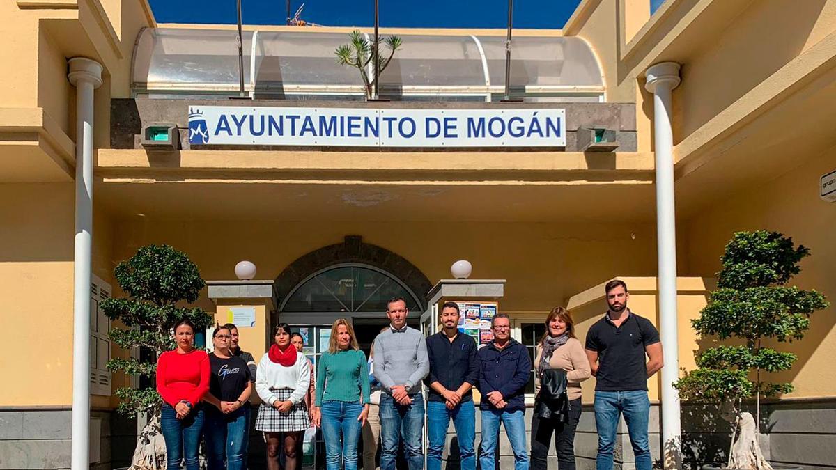 Concentración silenciosa Ayuntamiento de Mogán