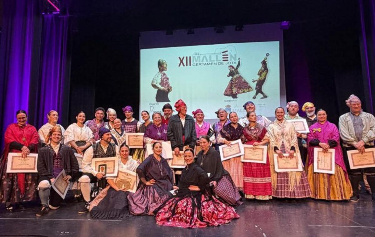 Ganadores del Certamen de Jota en categoría Adultos.  | SERVICIO ESPECIAL