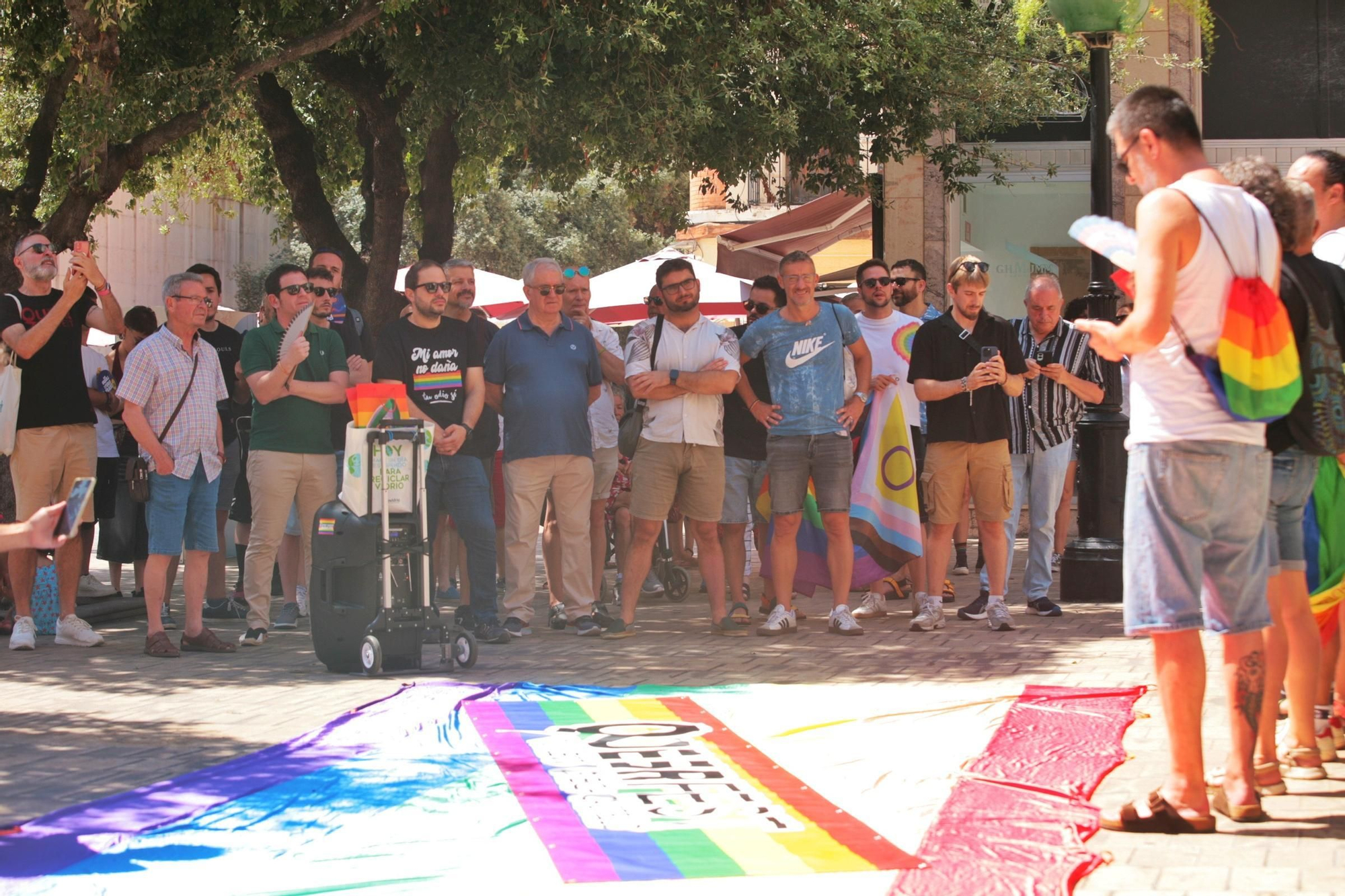Concentración en Castelló por los derechos Lgtbiqa+ en el 28-J