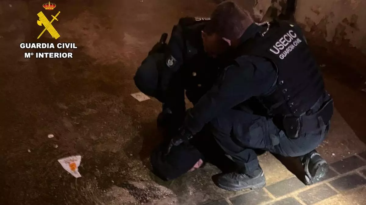 Detenido por robar en una tienda de La Almunia y romper la ventanilla del vehículo policial