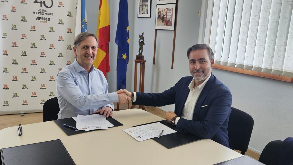 Firma del convenio entre Apecco y Agarimo