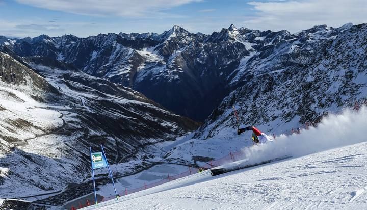 Primer gigante de la Copa del Mundo de Esquí en Soelden, Austria