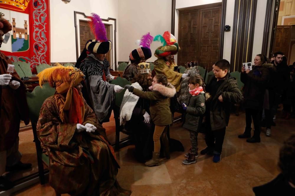 Recepción de los Reyes Magos en el Ayuntamiento de