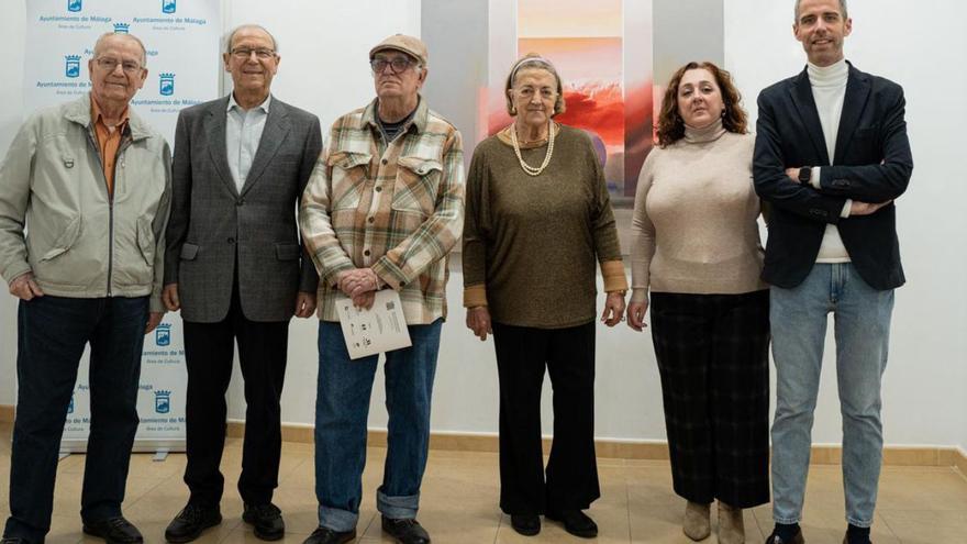 Presentación de la muestra, ayer.