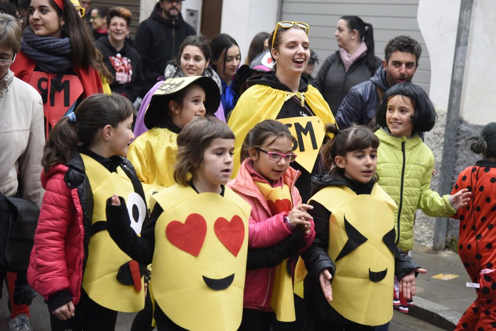 La rua del Carnaval infantil de Sallent