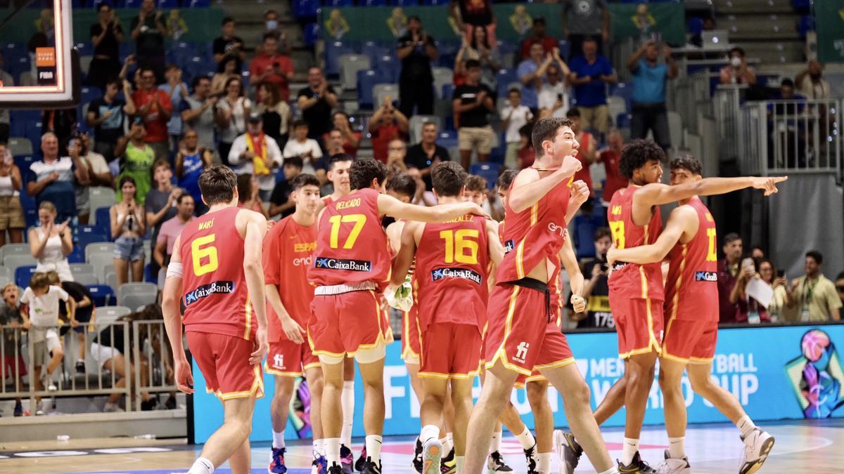 La semifinal del Mundial U17 de baloncesto entre España y Francia, en imágenes