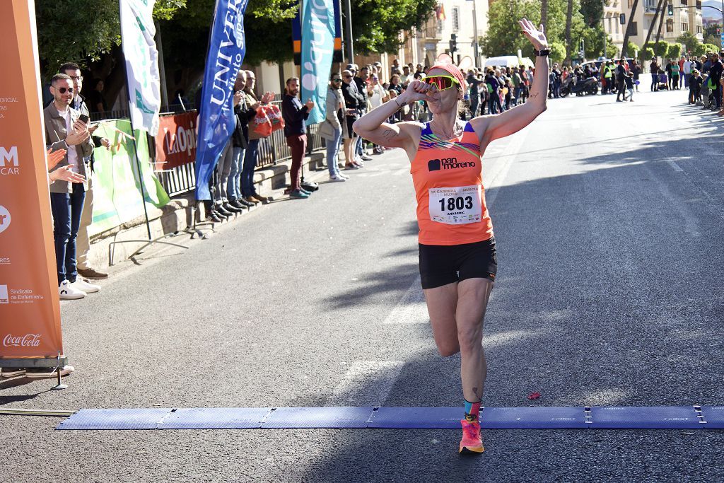 Las imágenes de la llegada a meta de la Carrera de la Mujer de Murcia 2024