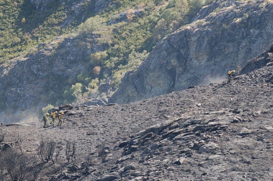 Incendio en Hedroso (Zamora)