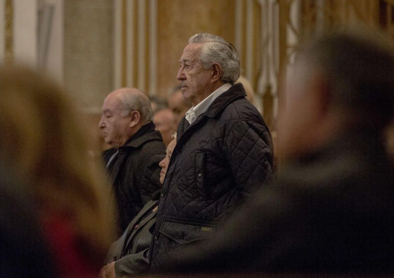 Misa celebrada en la Catedral de València en el primer aniversario de la muerte de la exalcaldesa