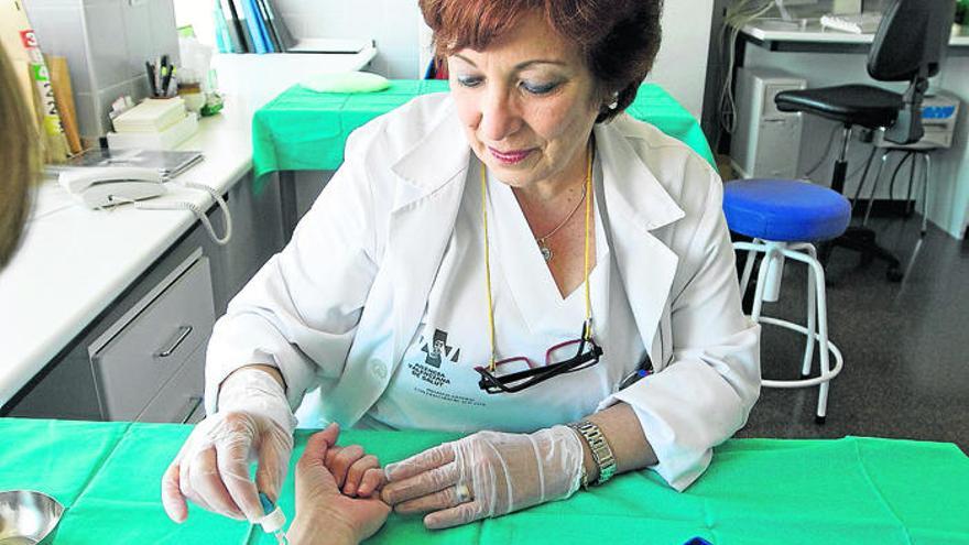 Pruebas de alergia en un hospital, en una imagen de archivo.