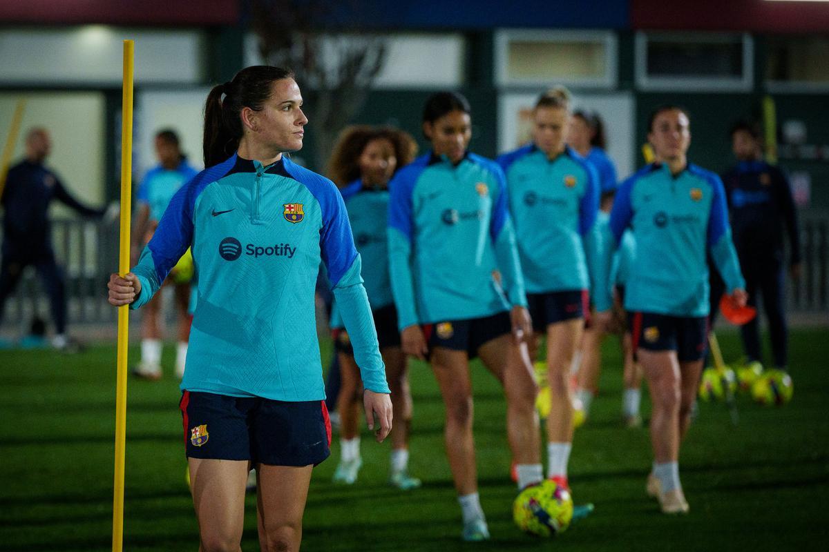 El Barça femenino entrenó por última vez antes del duelo de Copa de la Reina ante Osasuna