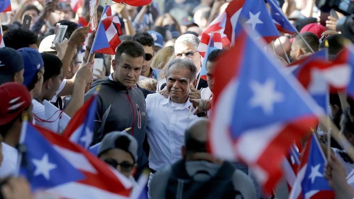 El nacionalista puertorriqueño Óscar López Rivera.