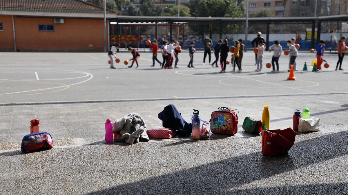 Patio de un colegio en València