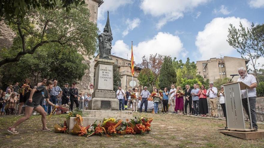 Moià celebra la Diada de Catalunya reclamant fer anàlisi i reflexió per aconseguir la independència