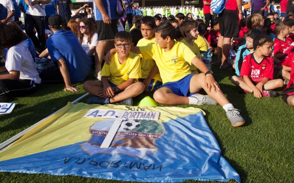 Clausura de la liga local de fútbol base de Cartag