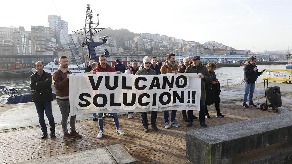 Protesta de los trabajadores de Vulcano // Alba Villar