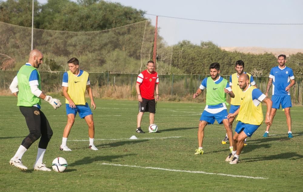 Primer entrenamiento del Hércules