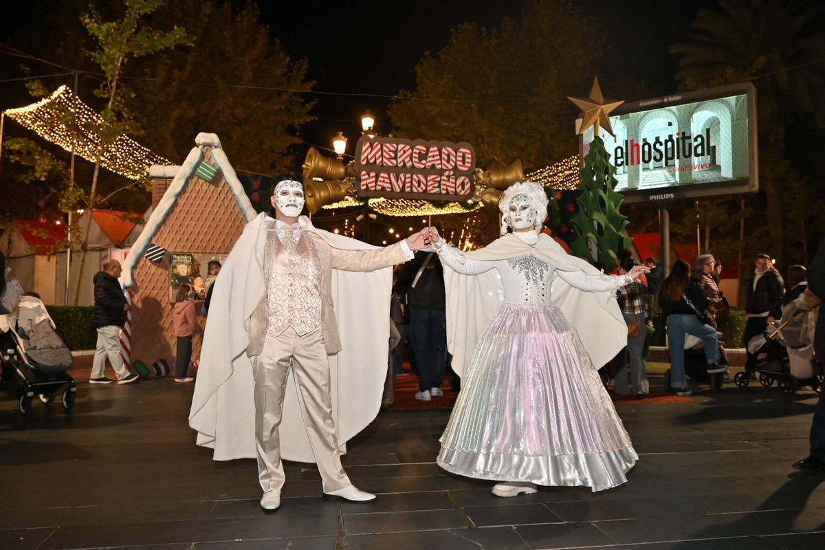 El paseo de San Francisco también cuenta con ambiente navideño.