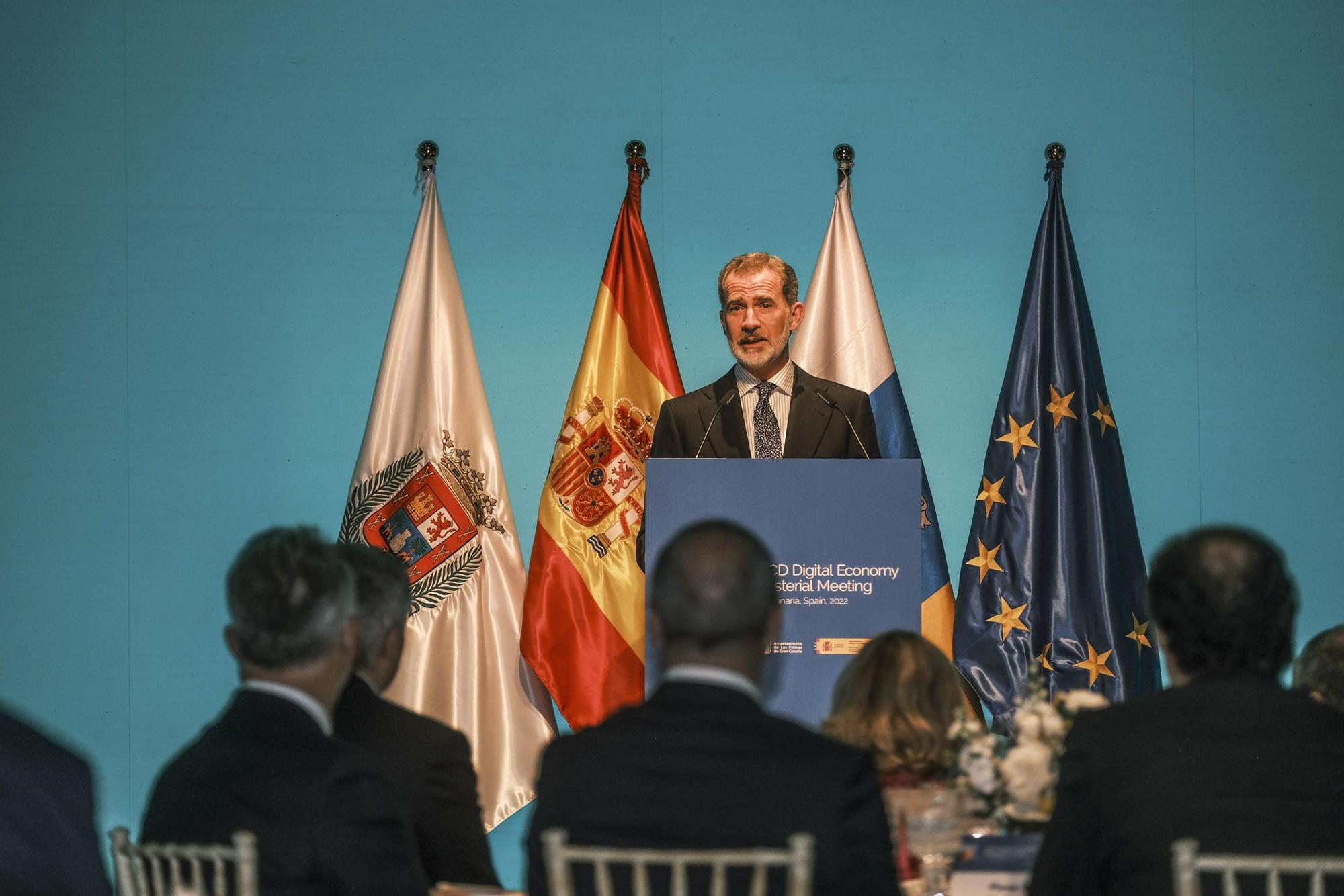 Felipe VI inaugura la Conferencia Ministerial sobre Economía Digital de la OCDE