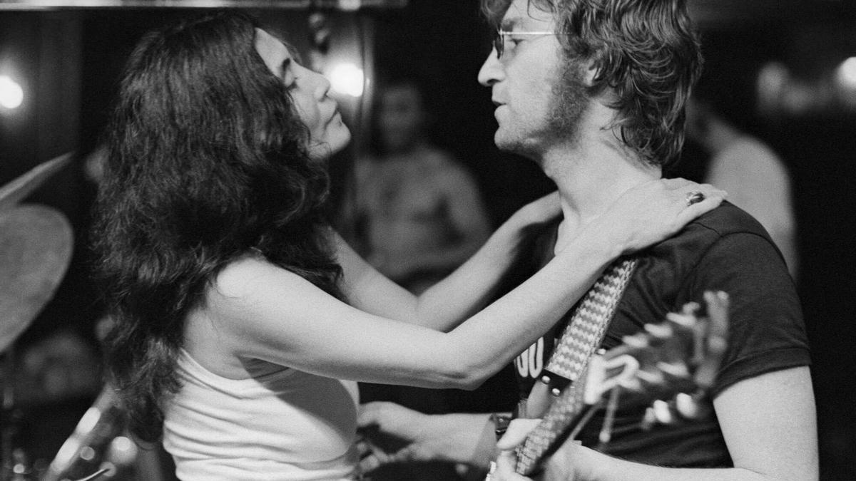John lennon y Yoko Ono, en 1972, en la época de ’Some Time in New York City’.