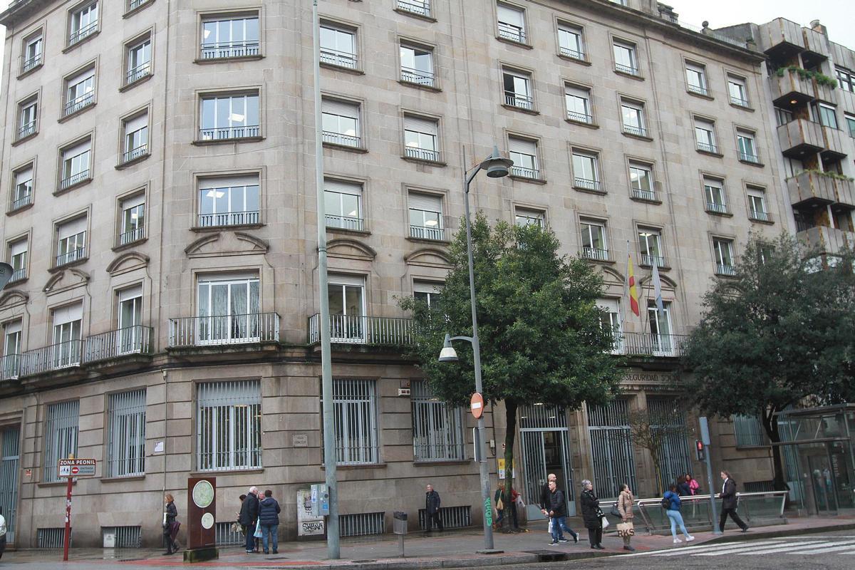 Sede de la Seguridad Social en Ourense.