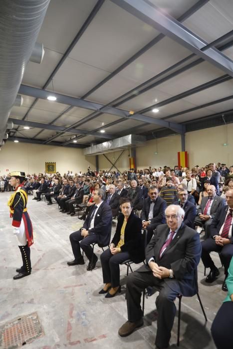 Festividad del Pilar celebrada por la Comandancia de la Guardia Civil de Gijón