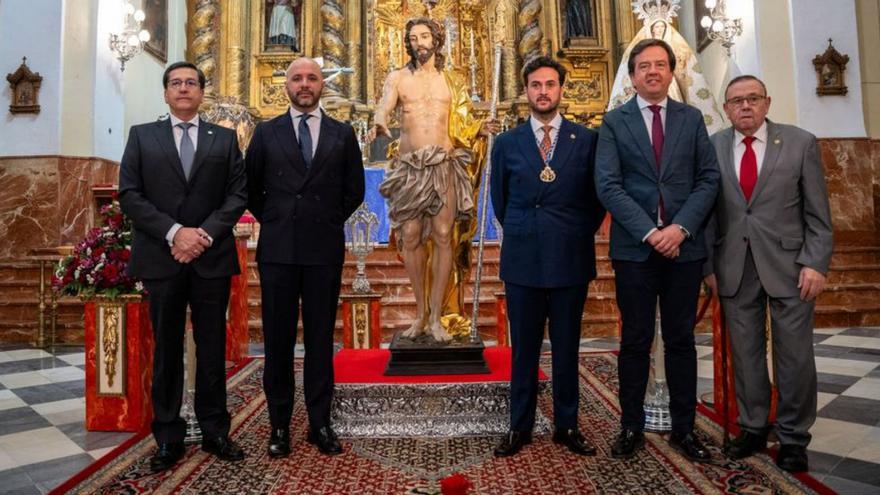Presentación de la nueva imagen en la iglesia Madre de Dios.