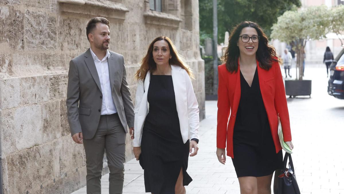 Alberto Ibáñez, Isaura Navarro y Aitana Mas llegan al pleno extraordinario.