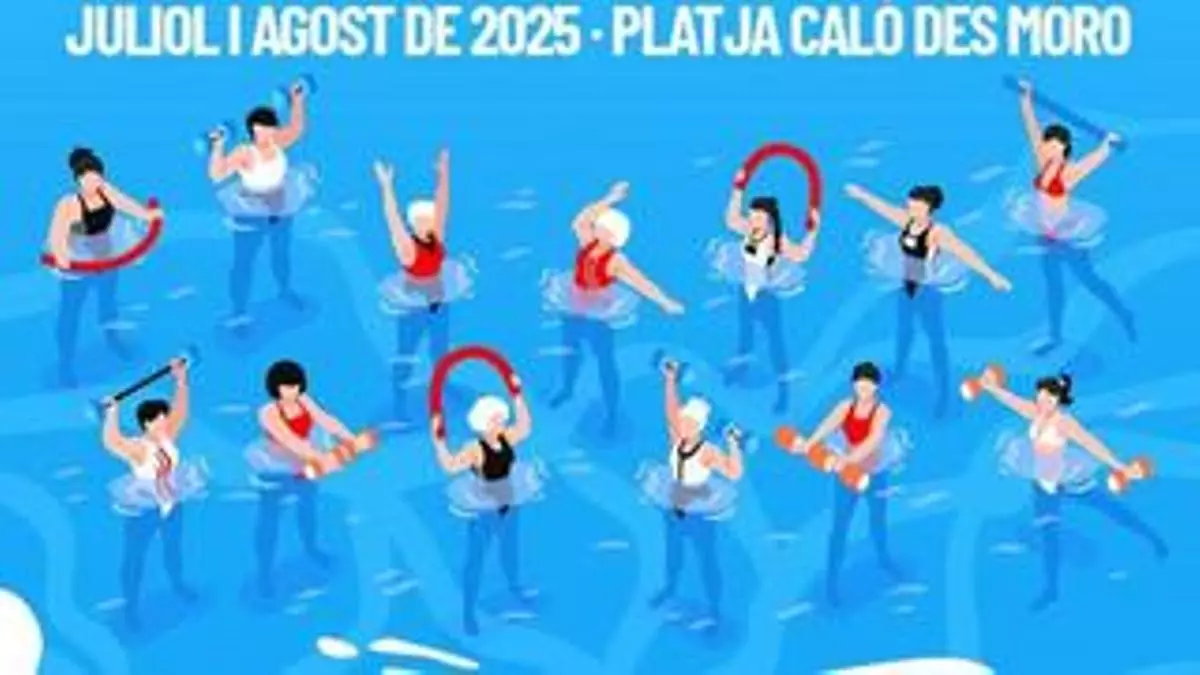 Sant Antoni tendrá su taller de gimnasia aeróbica acuática durante los meses de verano