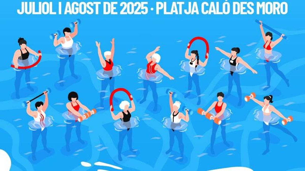 Taller de gimnástica aeròbica aquàtica