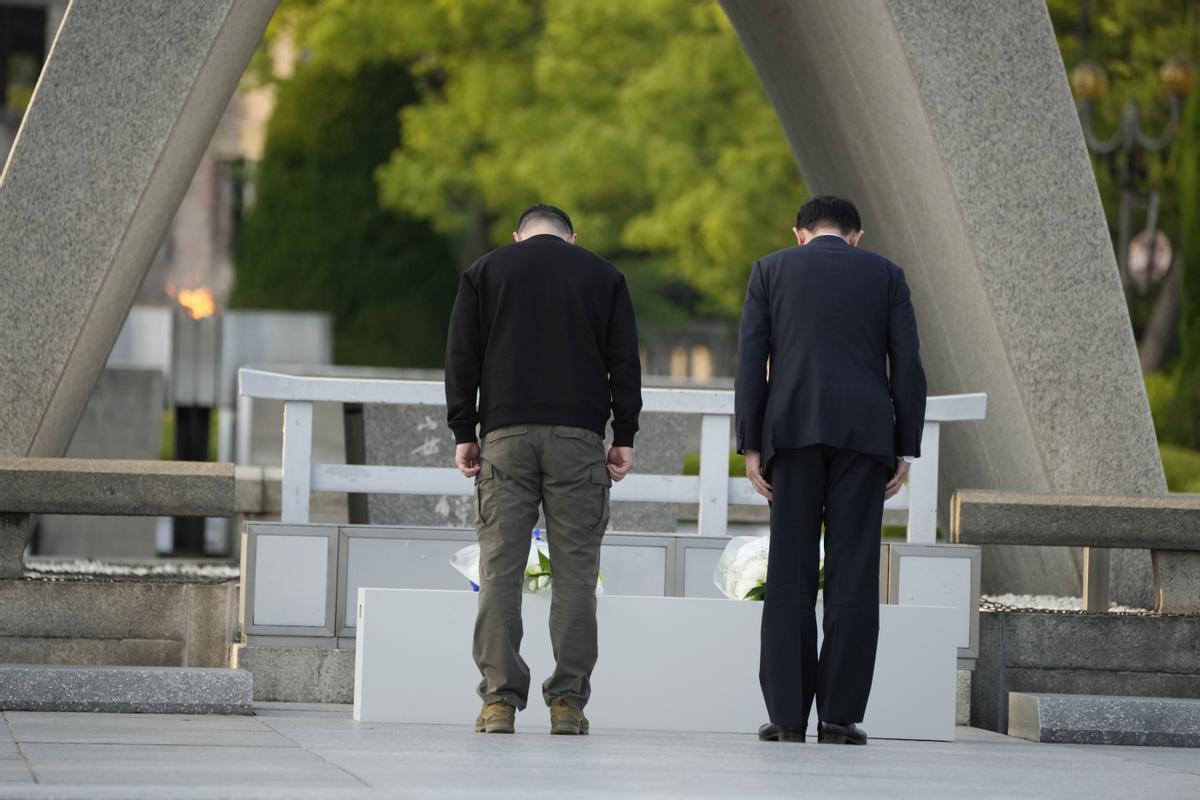 Zelenskiy en  la cumbre de líderes del Grupo de los Siete (G-7) en Hiroshima