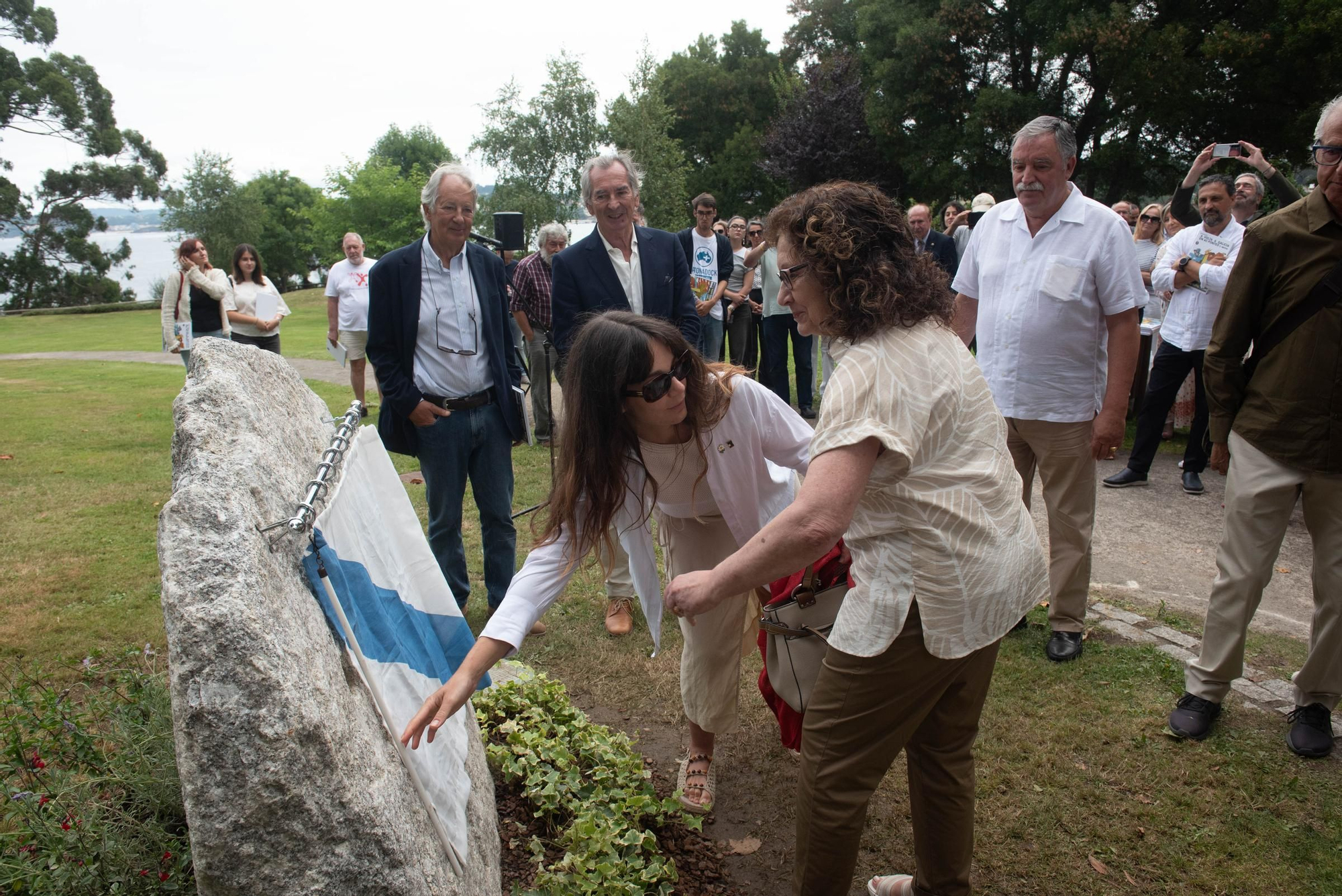 Inauguración del parque Rafael Castor Casdelrrey en Bastiagueiro