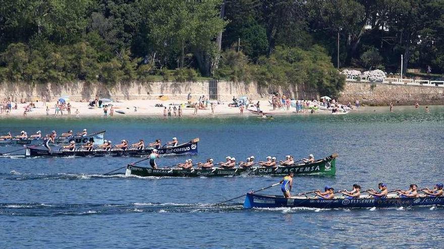 Imagen de una prueba de esta temporada de la Liga Gallega. // Marta G.Brea