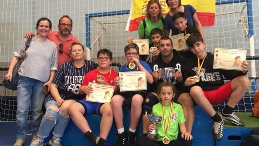 Expedición del Lucha Mediterráneo en la Copa de España.