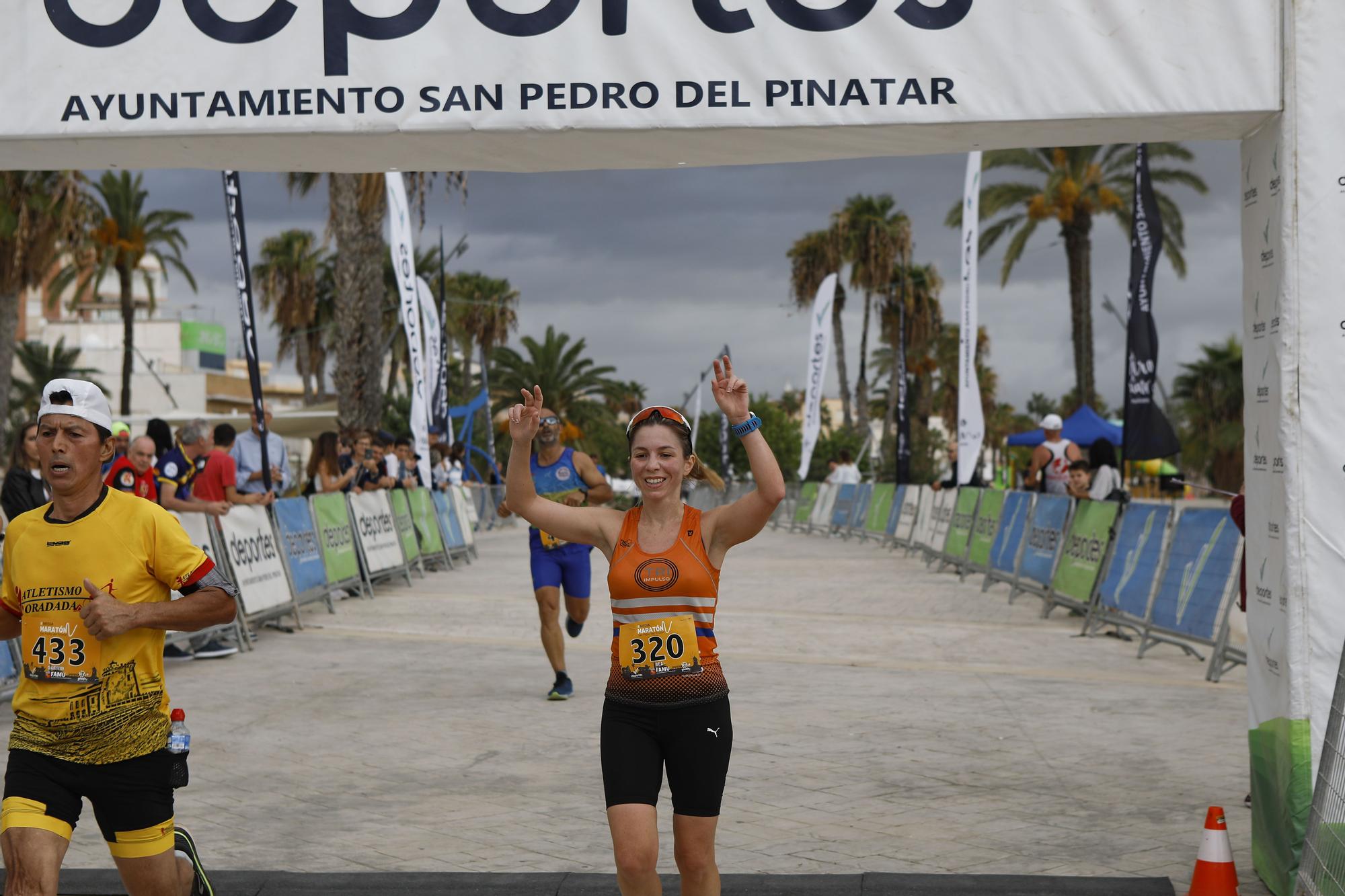 La media maratón Paraíso Salado de San Pedro del Pinatar, en imágenes